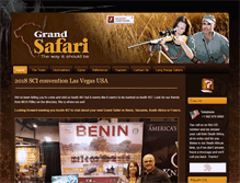 Tablet Screenshot of grandsafariusa.com